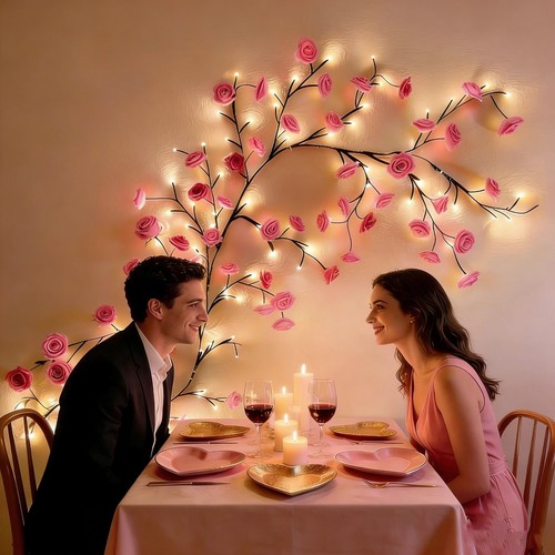 Rosenblüte led baum zweig - rosenblüte,