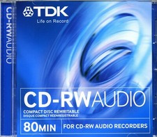 TDK CD-RW80/CD-RWXG80JCA Audio