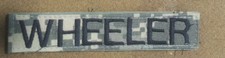 US Namensschild WHEELER Tarnung UCP 2 Stk Uniform Klett Feuerwehr Bundeswehr