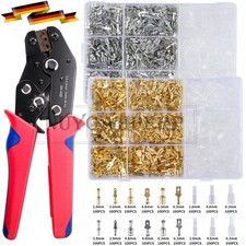 900x Kfz Kabelschuhe Sortiment unisoliert Flachsteckhülsen Set Flachstecker Satz