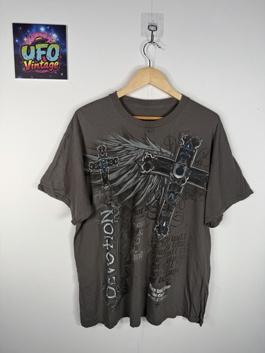 Vintage affliction style cross - vintage,