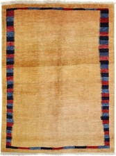 Original Perserteppich Gabbeh Ghashghai Orientteppich 137 cm x 100 cm  Alt Natur