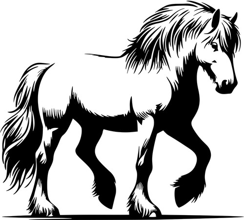 Aufkleber pferd isländer - aufkleber,
