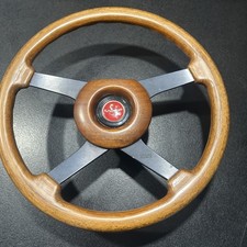 Selten Lenkrad Holz Momo Alpina 37,5cm Vintage Komplett Peugeot 504 304 204