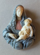 Wachsrelief, "Madonnenbüste