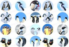 Pinguin tortenbild party deko - pinguin,