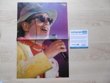 Falco Original Autogramm signed 28x42 cm Poster gefaltet ACOA