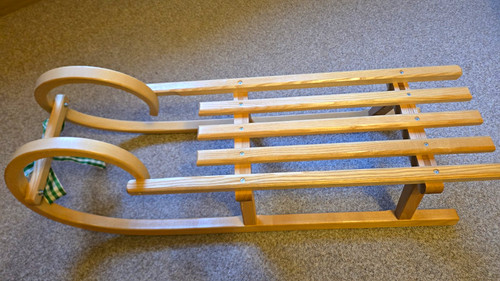 Holzschlitten natur 100 - natur,