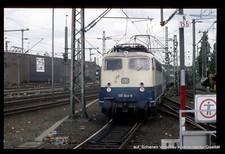 Dia BR 110 344 Düsseldorf 22.08.1992 35mm ungerahmt U1-5556