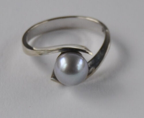 Weißgold ring mit silber - ring,