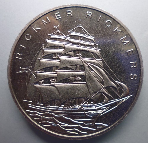 Medaille segelschiff - -,