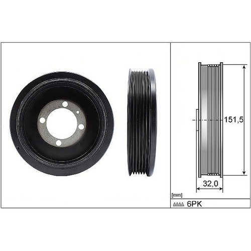 Ina riemenscheibe kurbelwelle - riemenscheibe,
