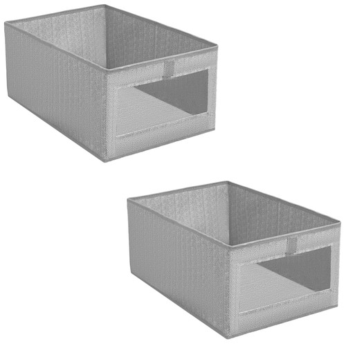 Aufbewahrungsbox stoff 2er set - aufbewahrungsbox,