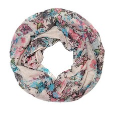 Loop Schal Damen Blumenmuster