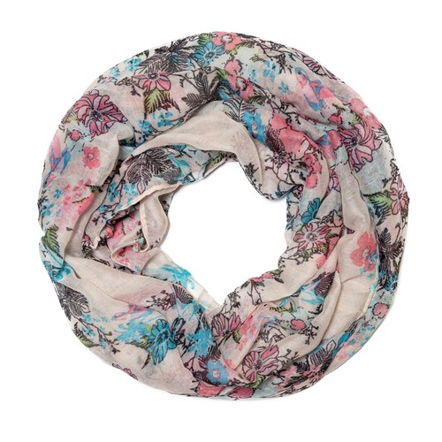 Loop schal damen blumenmuster - schal,