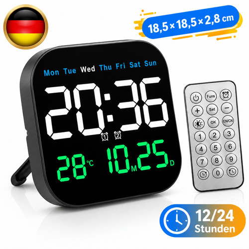 Große wanduhr digitaluhr - große,