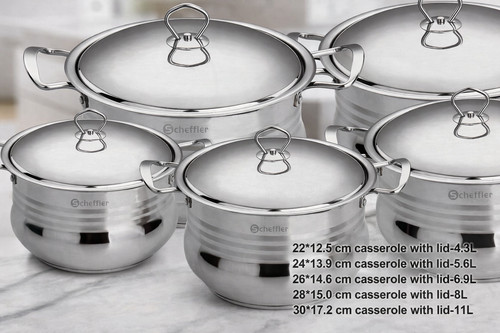 Kochtopfset tlg edelstahl - kochtopfset,