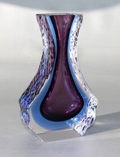 Murano glasvase geometrische - glasvase,