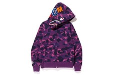 34262 bape color camo shark