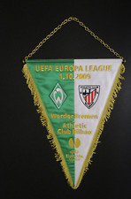Original Übergabewimpel  Europa League 1.10.2010 Werder Bremen-Athletic Bilbao