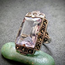 Art deco ring - ring, silber