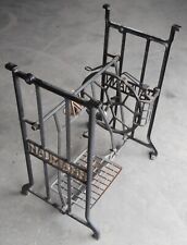 tisch fuss näh maschine guss eisen metall gestell NAUMANN N alt top vintage deko