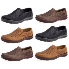 Herren Slipper Mokassins Sommer Schlupfschuhe Halbschuhe Schuhe 40 41 44 45