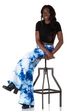 Comycom Damen Batik Schlaghose