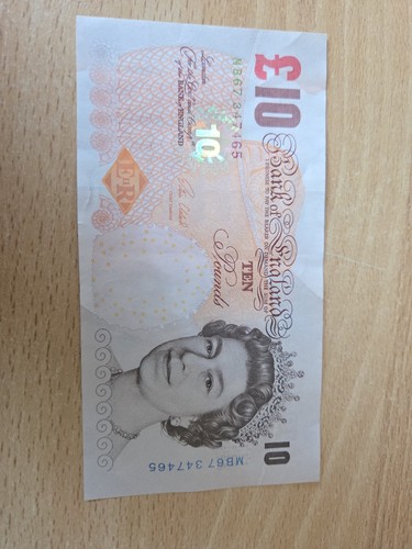 Pfund alte banknote - 10,