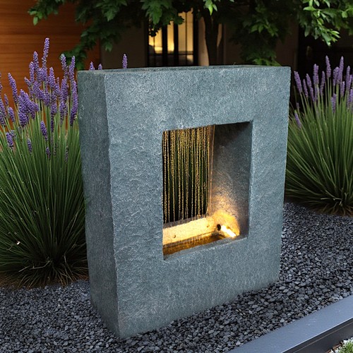 Gartenbrunnen beleuchtung - +,