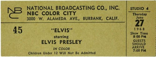 Elvis presley concert ticket - elvis,