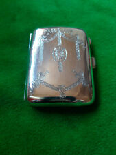  Zigarettenetui aus der Jugendstilzeit 925er Silber aus England cigarette case  