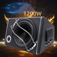 10'' ZOLL Aktiv Subwoofer 1200 Watt Bass +Verstärker+Kabelset Auto Aktivsub DHL