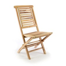 DIVERO Natur Klappstuhl