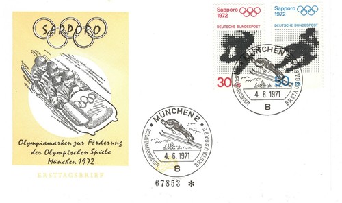 Olympiade münchen 1972 - 1972, fdc
