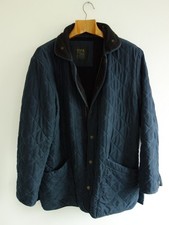 blaue Steppjacke, warm, von