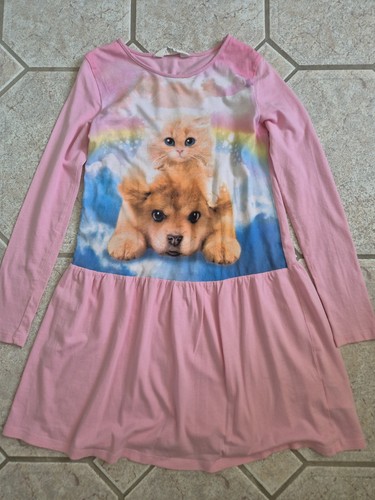 Kleid 128 katze - h&m,