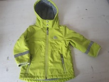 Topomini - Softshell Jacke mit Teddyfleece -  Gr. 92 - neon