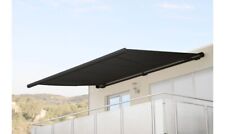 Elektrische Kassettenmarkise Anthrazit Markise Vollkassette 5x3m Polyester 500cm