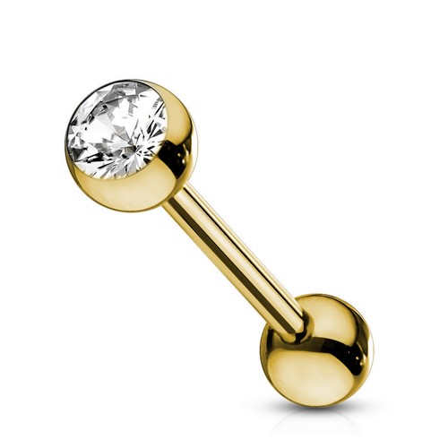 6mm zungen piercing zirkonia - 1,6mm,