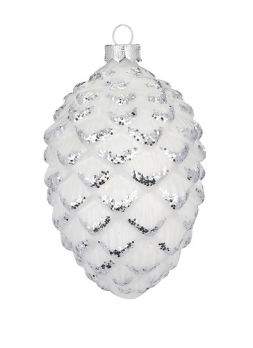 Zapfen glas 12cm - zapfen,