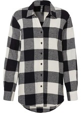 Neu Flanell Bluse Gr. 38