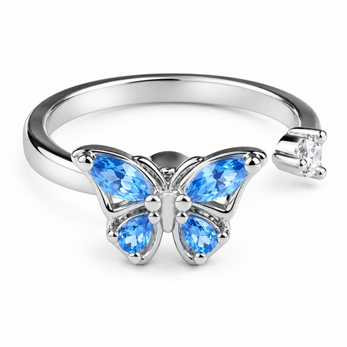 Schmetterling spinner ring - schmetterling,