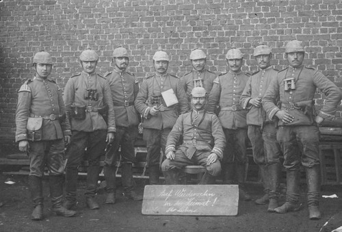 Wk1 foto soldaten mit - foto,