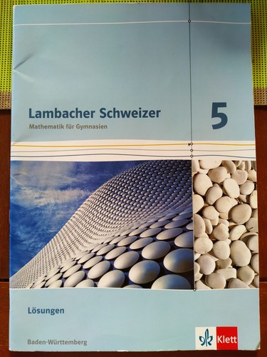 Lösungsheft lambacher - lösungsheft,