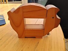 Geburtstag Sparschwein Spardose aus Holz, 20x 16 cm, Geldgeschenke