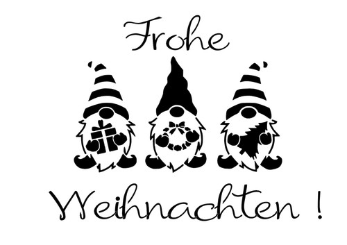 Schablone frohe weihnachten - schablone,