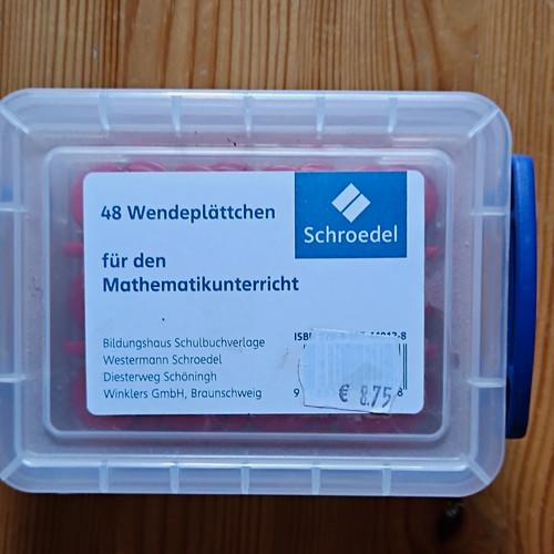 Schroedel wendeplättchen - 48,