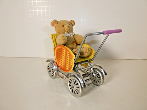 Alter blech puppenwagen mit - blech-puppenwagen,