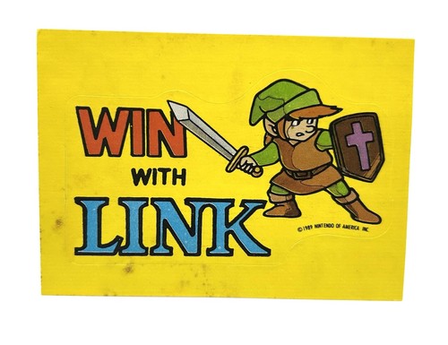 Win with link sticker 1989 - link, #12